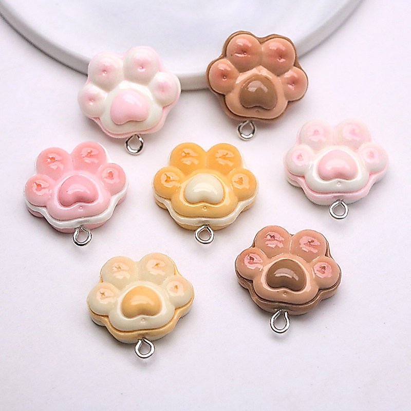 ของเล่นเรซิ่นจำลองอาหาร สินค้าสำหรับแมว DIY พร้อมของตกแต่งเล็บและอุปกรณ์ประดับ
