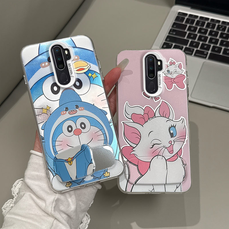 เคส OPPO a5 2020 เคส OPPO a9 2020 เคส Color Silver Anti fall โทรศัพท์ป้องกัน bts