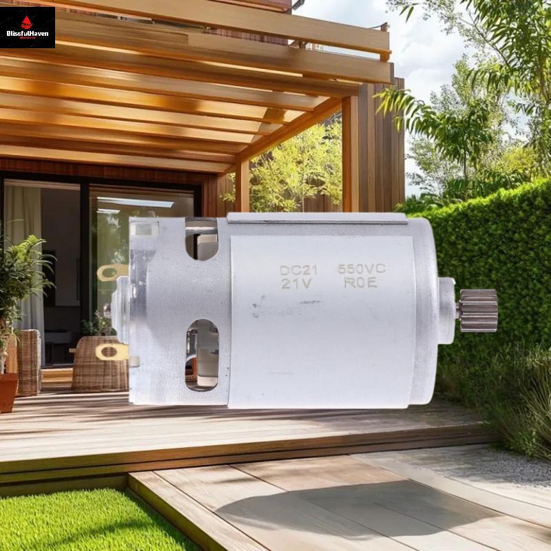 21V 14 ฟันเกียร์ Micro DC มอเตอร์ RS 550 28000RPM เลื่อยไฟฟ้ามอเตอร์สําหรับมินิเลื่อยลูกโซ่แบบชาร์จไ