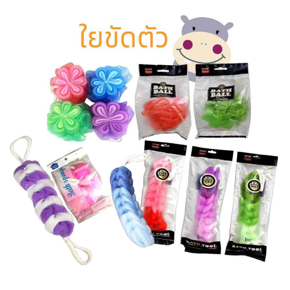 (ยกโหล) ใยขัดตัว รุ่นหนา/ คละสี, 12 ชิ้น
