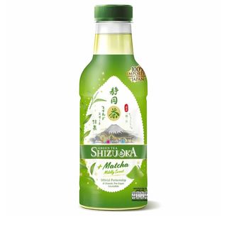 ชิซึโอกะ ชาเขียวผสมผงมัทฉะสูตรหวานน้อย Shizuoka Green Tea Matcha Low Sugar 440ml.