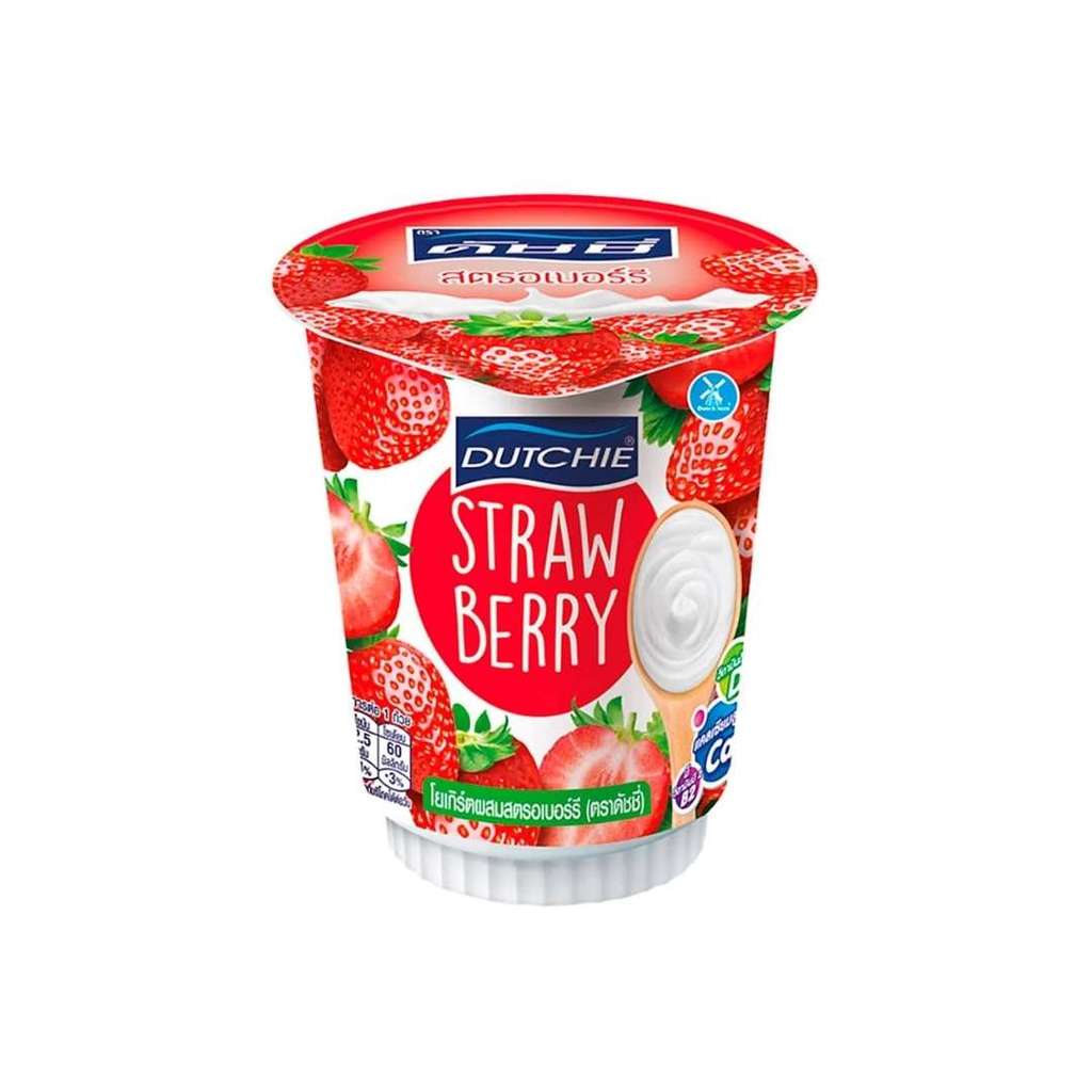 ดัชชี่ โยเกิร์ตสตรอว์เบอร์รี Dutchie Strawberry 125g. Pack4