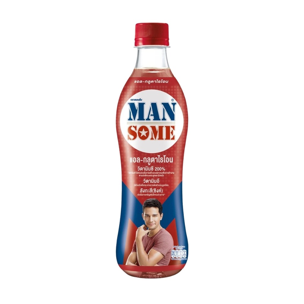 แมนซัม เครื่องดื่มผสมแอลกลูตาไธโอน Mansome L-Glutathione Drink 430ml.
