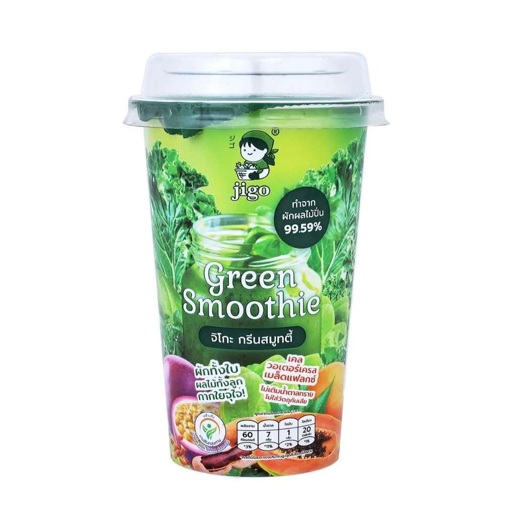 จิโกะ เครื่องดื่มกรีนสมูทตี้ Jigo Green Smoothie 220g.