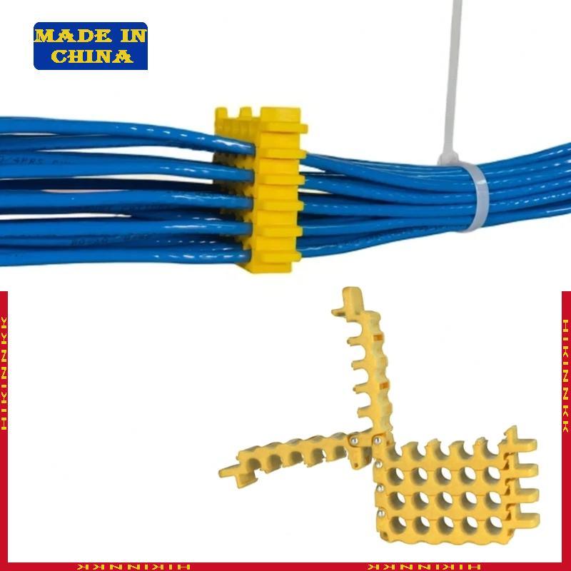 HIK Cat5 Cat6 เครือข่ายเครื่องมือจัดระเบียบสายเคเบิลเครือข่ายหวีสายเคเบิลเครื่องมือจัดสายรัดสําหรับ Data Center Servers Room