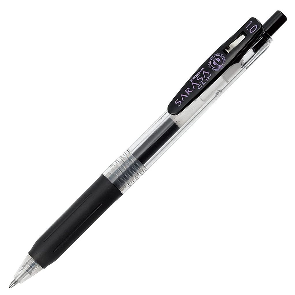 Zebra Sarasa Clip 1.0 Gel Pen - Black