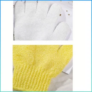 JoyTray ถุงมืออาบน้ำ ถุงมือขัดผิวอาบน้ำ ขจัดเซลล์ผิวเก่า พร้อมส่ง Glove-style bath towel Shower Gloves