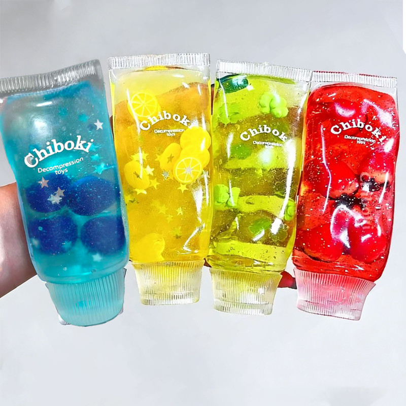 Chiboki สกุชชี่ยาสีฟัน Squishy ASMR ของเล่นบีบอัดแบบพกพาฟื้นตัวช้าบีบของเล่นอยู่ไม่สุข