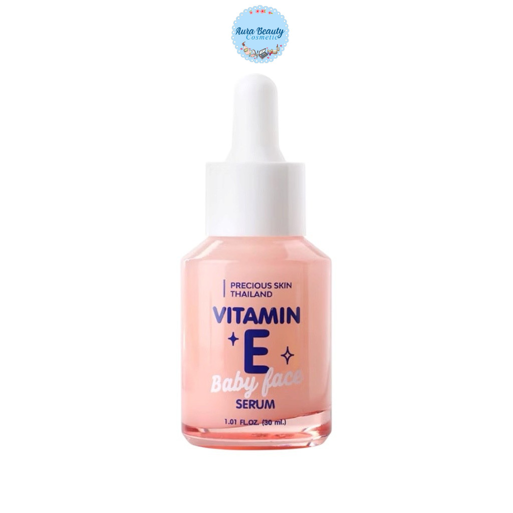 (1ชิ้น) Vitamin E Baby Face Serum 30ml by Precious Skin