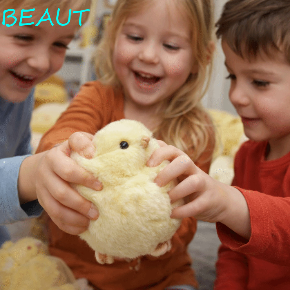 ของเล่นสกุชชี่ไก่ BEAUTI, สกุชชี่ซิลิโคนเด้งช้า ของเล่นหยิก, เกมป๊อปปิ้ง ดีไซน์น่ารัก สกุชชี่สีเหลืองเนื้อไก่เจี๊ยบบีบของเล่นใช้ในสํานักงาน