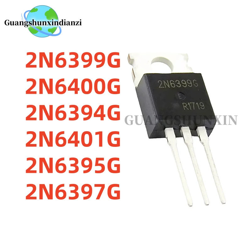 5PCS 2N6399G 2N6400G 2N6394G 2N6401G 2N6395G 2N6397G TO-220 Field Effect ทรานซิสเตอร์