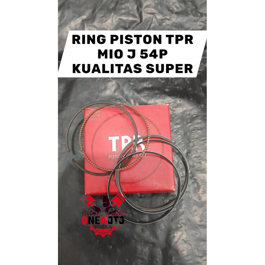 TPR PISTON RING STD 0.25 0.50 0.75 1.00 MIO J 54P SUPER QUALITY