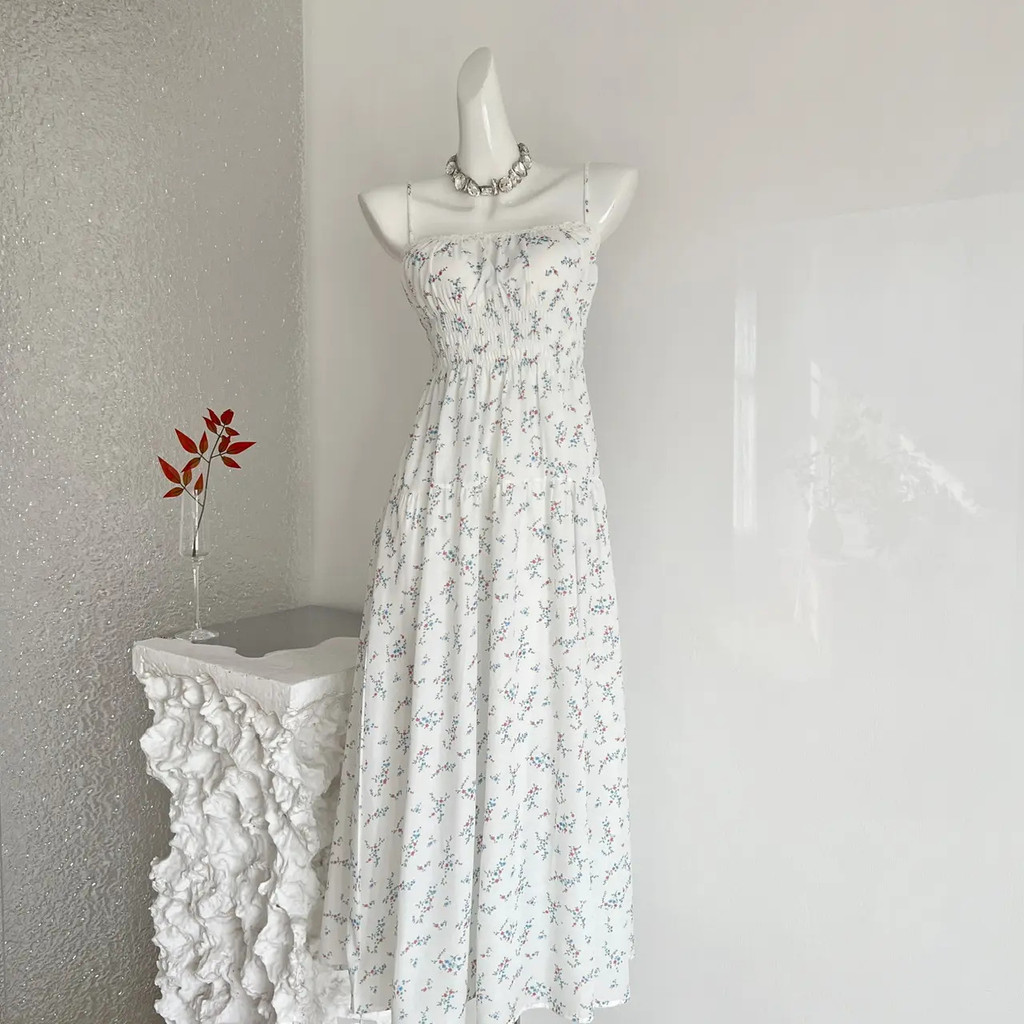 ผู้หญิงCoquette Fresh Ditsy Floral Smock Cami Maxi Dress
