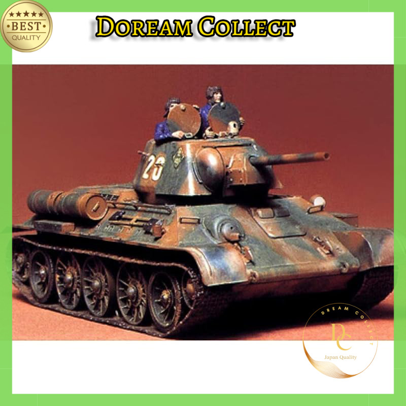 Tamiya 1/35 Military Miniature Series No. 59 Soviet Army T-34/76 Tank Model Kit 1943 Version