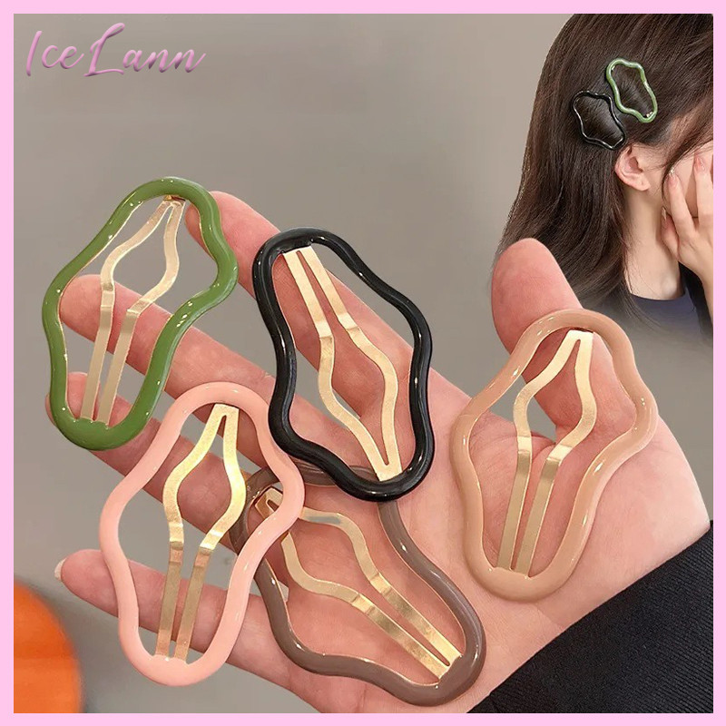 5pcs กิ๊บติดผมทรงเมฆโปร่งบางเบา สำหรับติดผมหน้าม้า ผมด้านข้าง เครื่องประดับผม ปิ่นปักผมสำหรับด้านหลังศีรษะของผู้หญิง