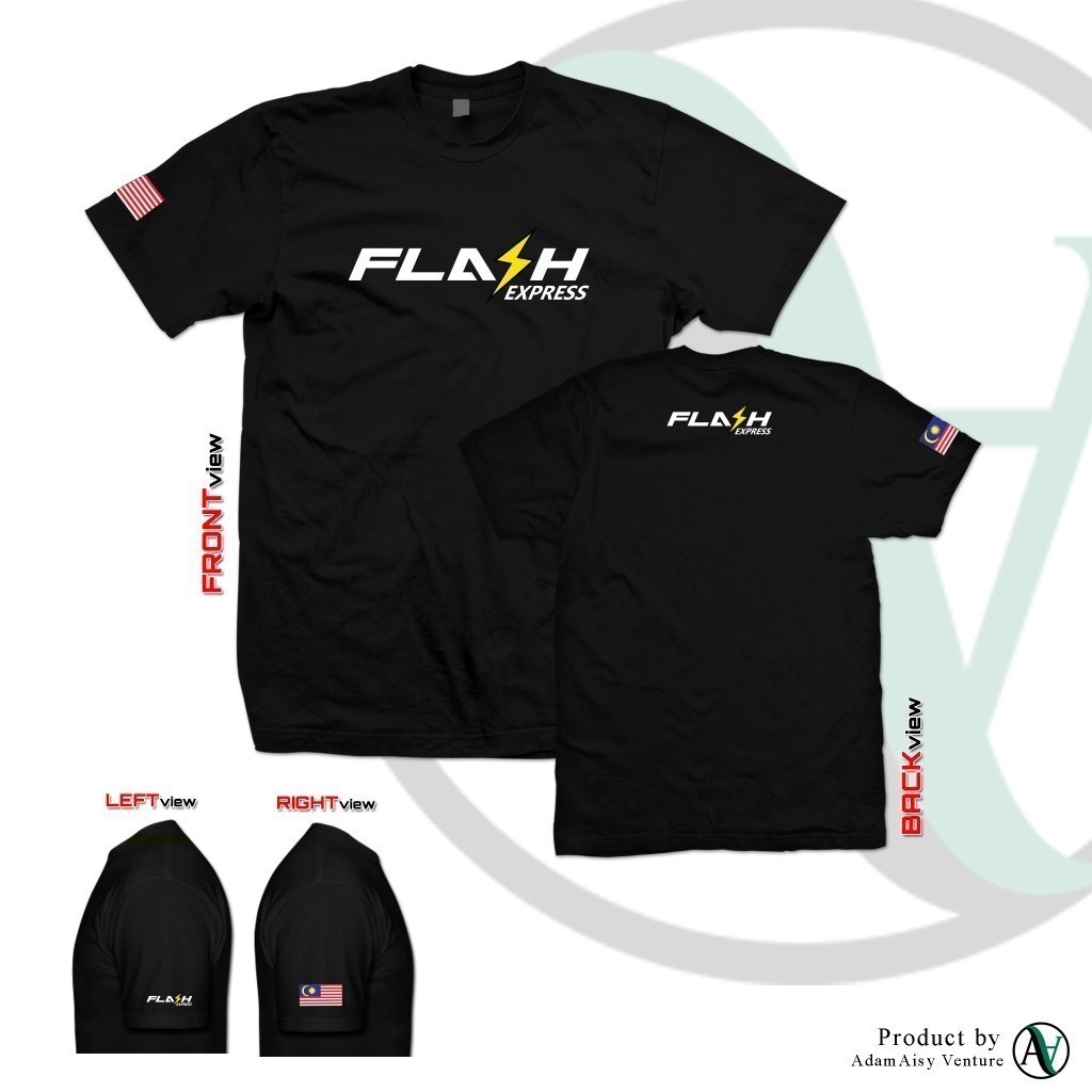 ⏰ เสื้อยืดพิมพ์ลาย Flash Express Rider ปี 2026 พร้อมส่ง ผ้าฝ้าย 100% แขนสั้น สำหรับใส่ลำลองทุกวัน