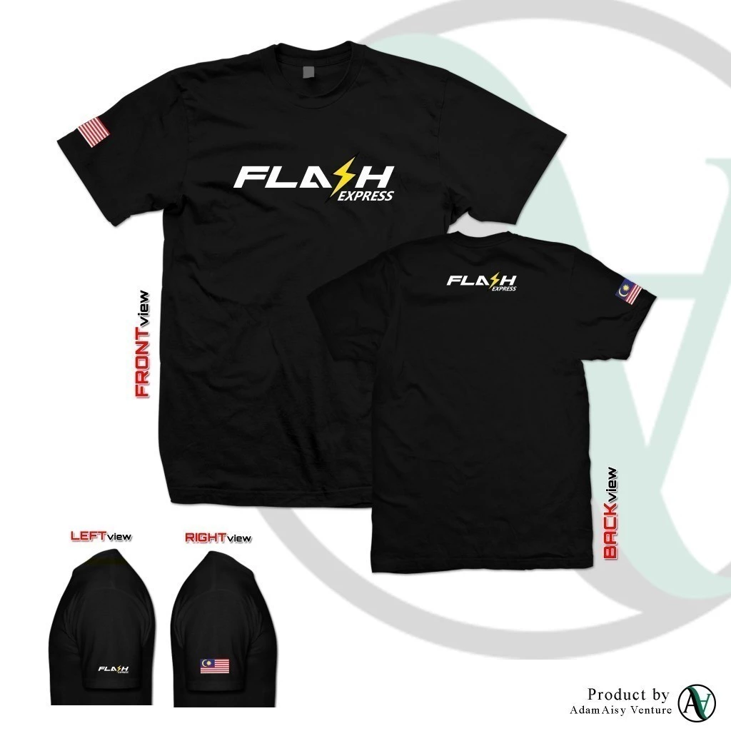⏰ เสื้อยืดพิมพ์ลาย Flas Express Rider ปี 2026 พร้อมส่ง ผ้าฝ้าย 100% แขนสั้น สำหรับใส่ลำลองทุกวัน