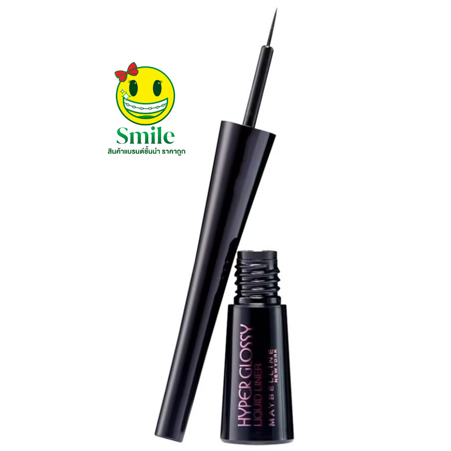 Maybelline Hyper Glossy Liquid Liner เมย์เบลลีน อายไลเนอร์  สีดำ 31567