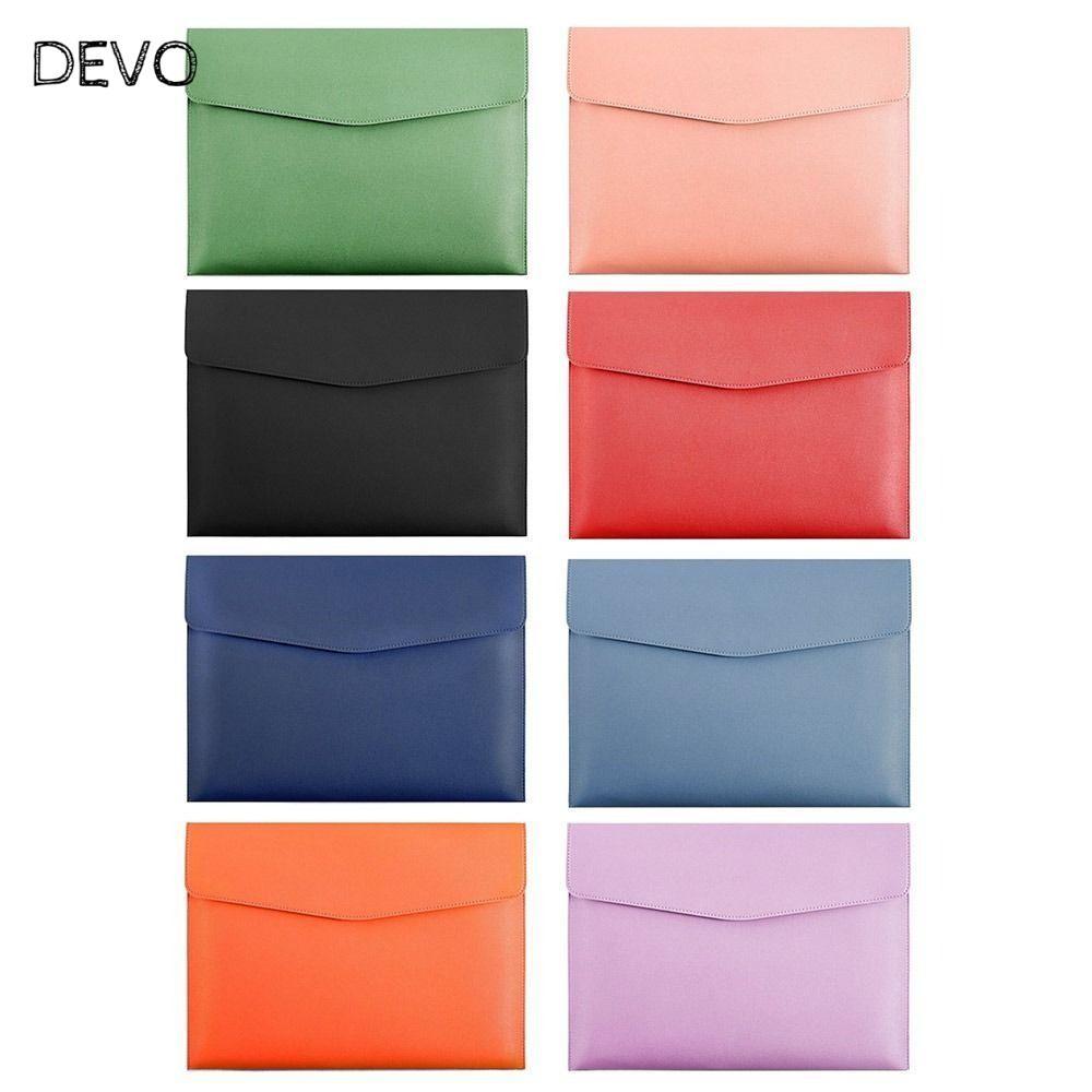 โฟลเดอร์แฟ้มหนัง DEVO, กระเป๋าเอกสารหนัง A4 A5 ความจุขนาดใหญ่, กระเป๋าจัดระเบียบแฟ้มหนัง