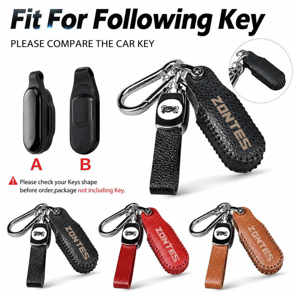 ของแท้หนังรถจักรยานยนต์สําหรับ ZONTES 368G 368E 368D 150X 400E 310 703F สมาร์ทรีโมท Key Protector Sh
