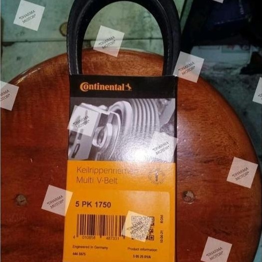Fanbelt 5Pk 1750 W168 A140 Mercy Brand Contitech/Continental Fan Belt