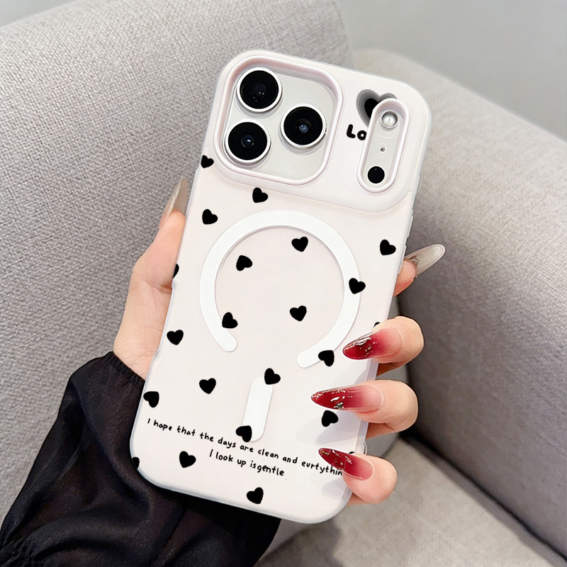 🌷GOOD🌷2-in-1 เคสเจลลี่แม่เหล็ก for เคสไอโฟน เหมาะสำหรับiPhone17 16 11 13 12 14 15 PROMAX  16 14 15PLUS 11 13 PRO X/XS XR