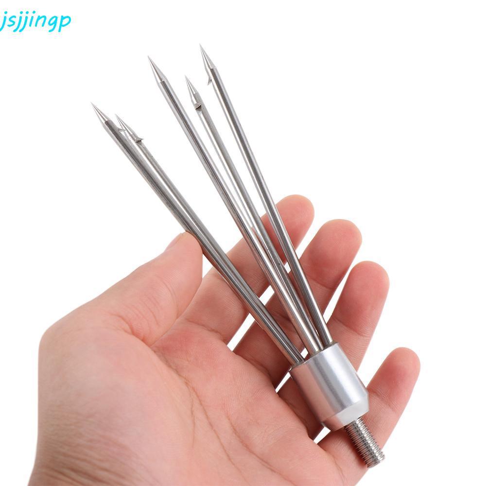 JSJJINGP อุปกรณ์ตกปลาหอก Harpoon Barbs 5 Prong