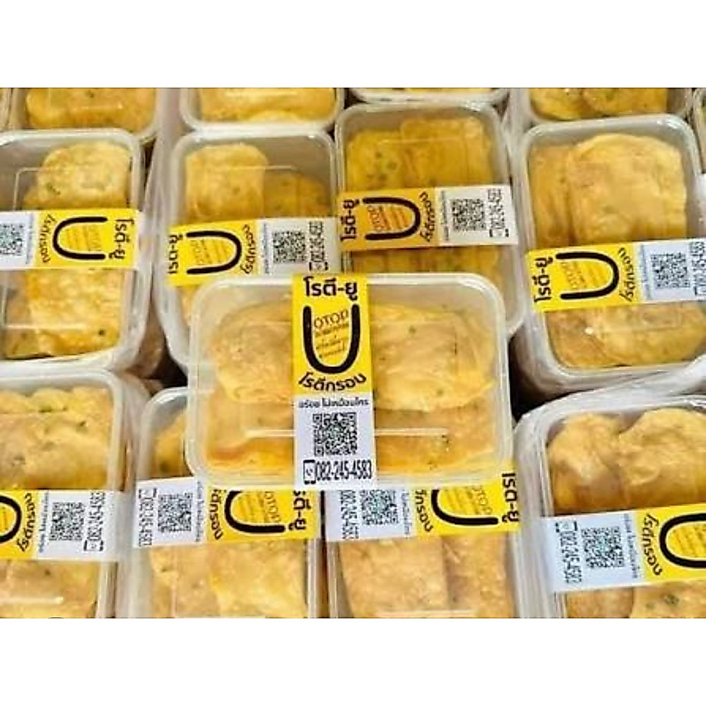 🫔โรตีกรอบ🫔OTOP  กรอบ อร่อย ไม่เหมือนใคร โรตีกรอบโบราณ ชิ้นใหญ่อร่อยเต็มคำ (1 กล่อง 4-5 ชิ้น)
