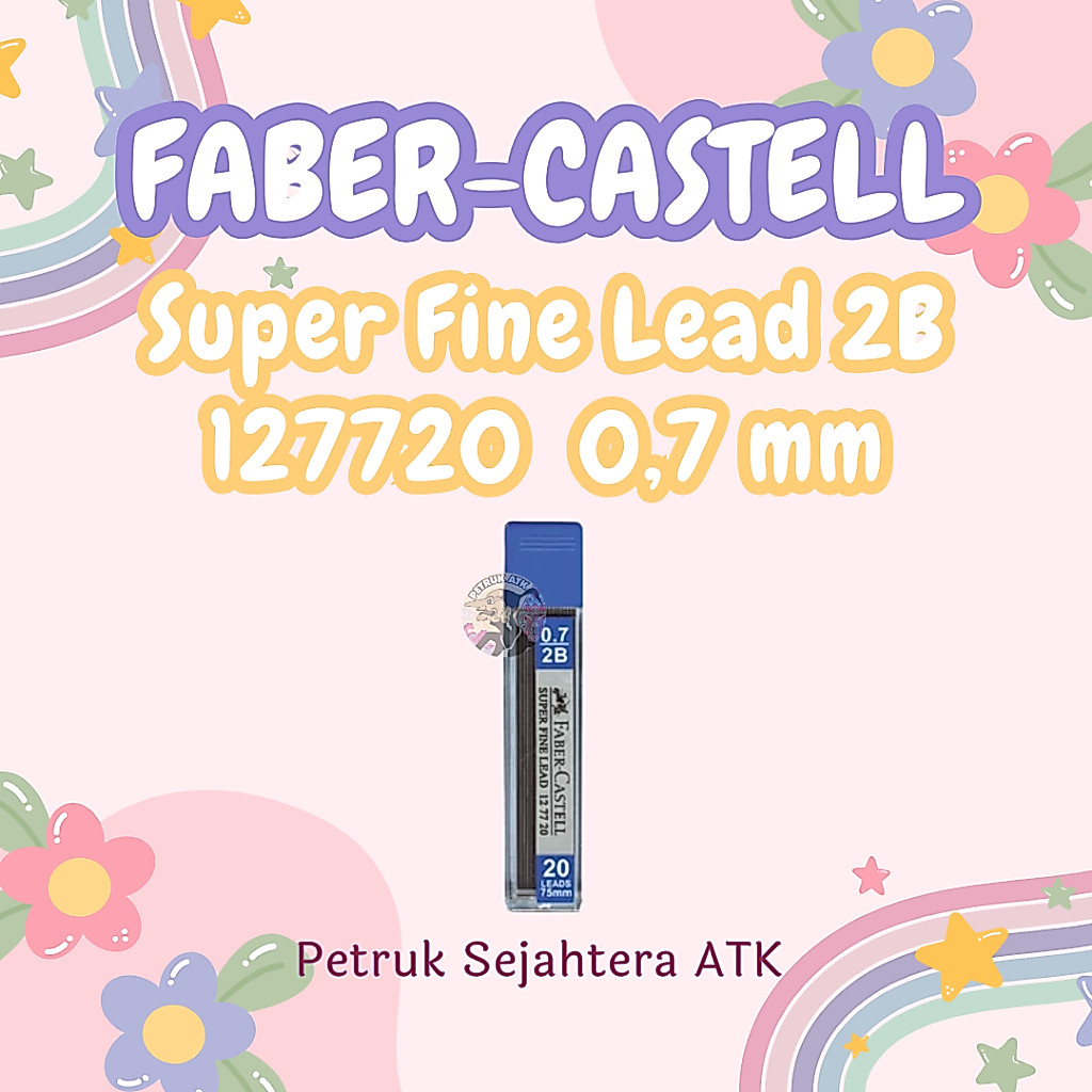 [TUBE] FABER-CASTELL 2B 0.7MM MECHANICAL PENCIL FILLING 127720 PENCIL LEAD PENCIL