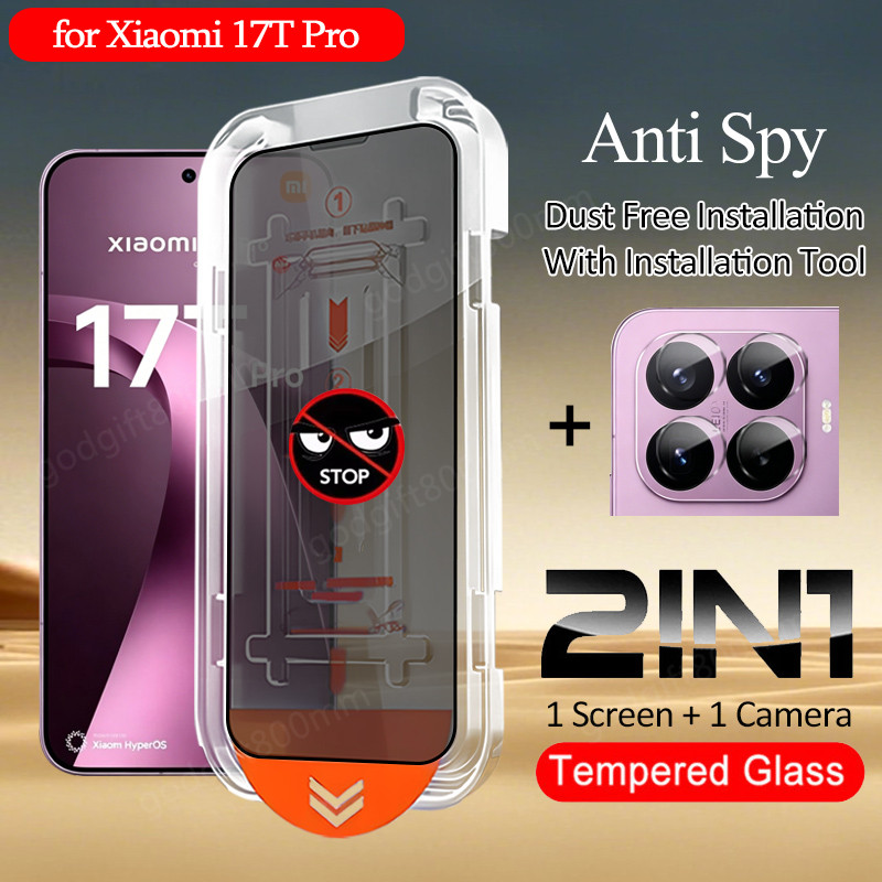 Xiaomi 17T Pro ตัวป้องกันหน้าจอความเป็นส่วนตัวสําหรับ Xiaomi 17T 17 Pro Max 17 Max Ultra 15T 15 Pro 