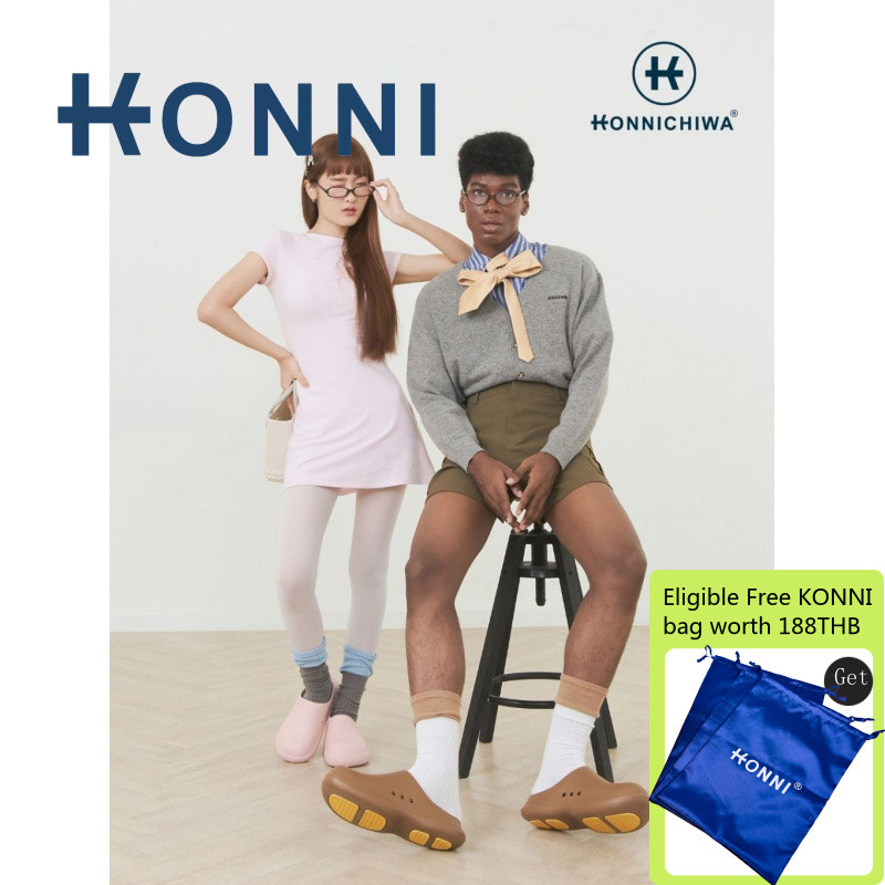 KONNI.SHOES รองเท้าแบบสวมหัวโต EVA รุ่น AKARI ของแท้ 100%