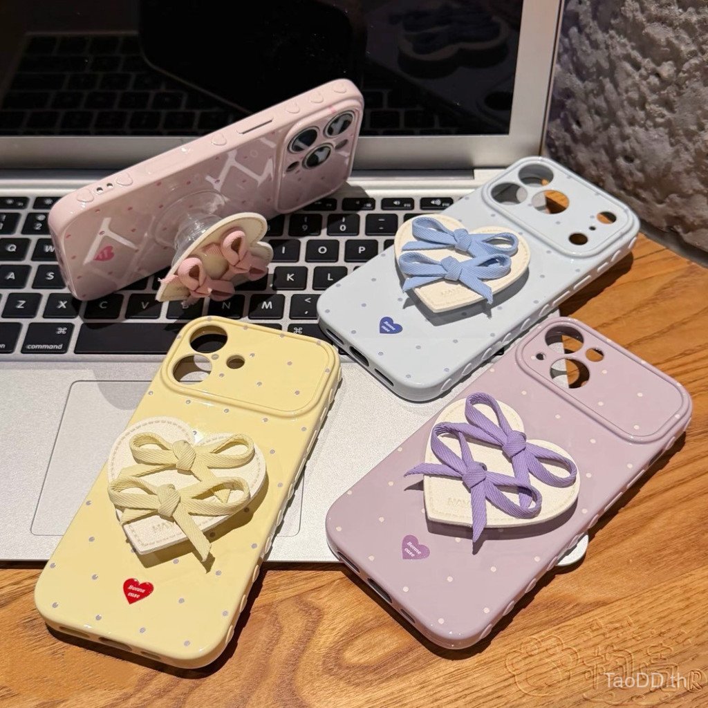 เคสโทรศัพท์เหมาะสําหรับiPhone 7 8 X XS XR XSMAX 11 12 13 14 15 16 17 Pro max Plus Air Love Polka Dot