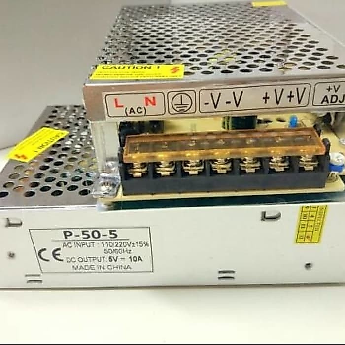 แหล่งจ่ายไฟ 5V 10A อะแดปเตอร์ 5V 10A
