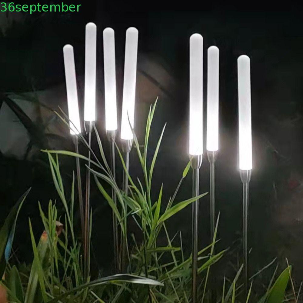 SPEPEMBER ภูมิทัศน์แสง, โคมไฟสนามหญ้า LED กันน้ํา, ตกแต่ง Frosted อะคริลิค Rod อะคริลิค Ground-Mounted ไฟสวน Villa