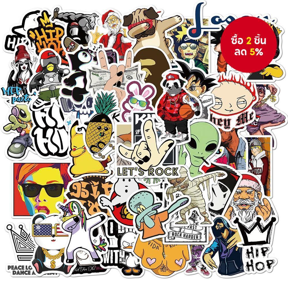 Cool สติกเกอร์ไวนิลแพ็ค 200/100/50pcs ความงามสติกเกอร์กันน้ําสําหรับหมวกกันน็อคจักรยานดินสอ Hand Decals LanLanStickers