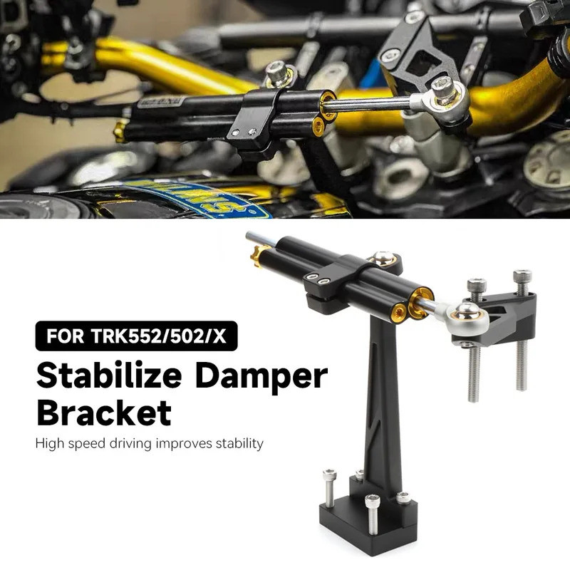 สําหรับ Benelli TRK502 TRK502X TRK 502 502X 552 552X TRK552X รถจักรยานยนต์พวงมาลัย Stabilize Damper 