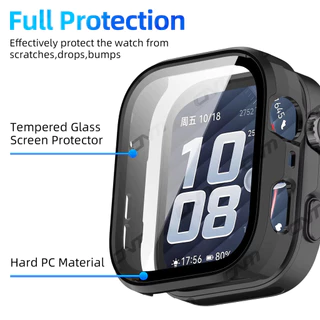 กรณีกันชนแก้วนิรภัย for Huawei Watch Fit 5 4 3 / 5 Pro /4 Pro ป้องกันหน้าจอป้องกัน Gores อุปกรณ์เสริมป้องกันการตกของ PC