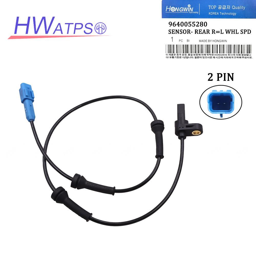 เซ็นเซอร์ความเร็ว ABS ล้อหลังสําหรับ Peugeot 206, 206+, 2A/C, 2D 1.1L / 1.4L / 1.6L / 2.0L 1998-2019