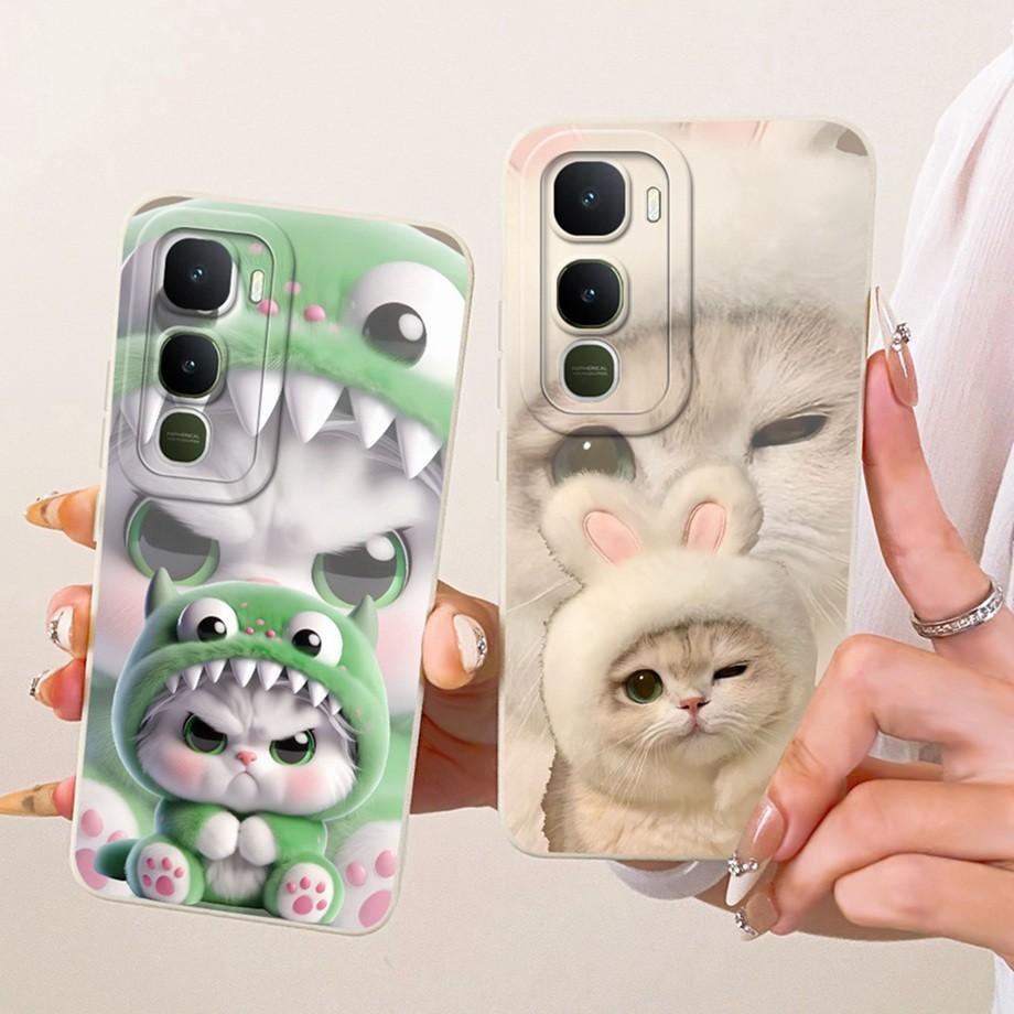 สําหรับVivo Y400 Pro 5G / Y400 Y 400 5Gซิลิโคนอ่อนนุ่มปกหลังกระต่ายน่ารักการ์ตูนรูปแบบปลอกกันกระแทก