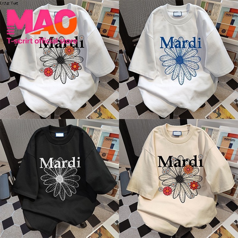 COD✅ (จัดส่งในกรุงเทพฯ) MAO Shop  เสื้อยืด oversize ผ้าฝ้าย100%เสื้อยืดคอกลม ใส่ได้ทั้งชายและหญิง#58368