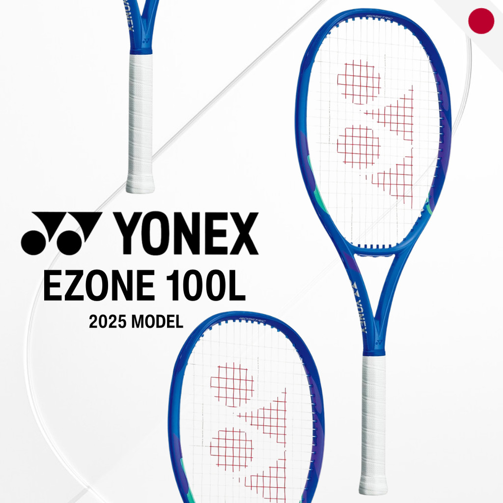 YONEX EZONE 100L 08EZ100L 2025 Model Tennis Racket Frame Only - Blast Blue