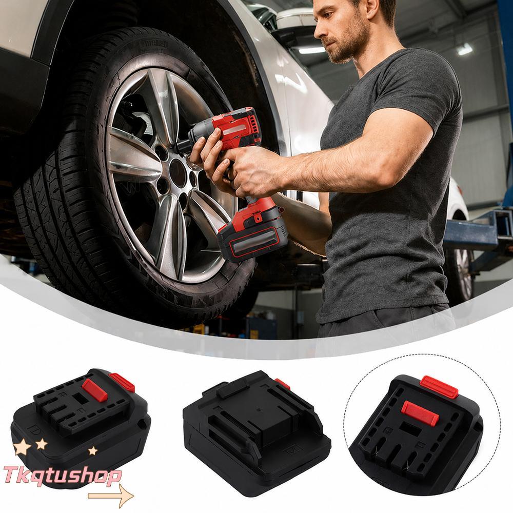 IMIHAN1 ตัวแปลงแบตเตอรี่ลิเธียม, อะแดปเตอร์แบตเตอรี่ 18V 2 in 1, อะแดปเตอร์แปลงพลาสติกอะแดปเตอร์เครื่องมือไฟฟ้าสําหรับ Makita