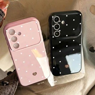 COD เคสมือถือ For Samsung A56 A57 A17 A07 A37 A27 5G A55 A36 A26 A12 A13 A14 A16 A06 A05S A54 4G มาการองรูปหัวใจฟองสบู่