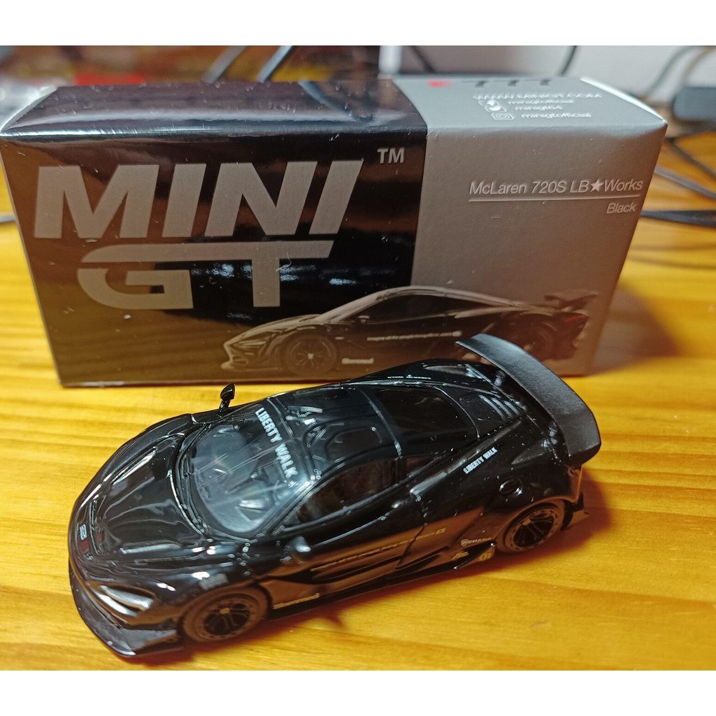 Minigt 777 McLaren 720s lb เคลือบออกจากการพิมพ์ รถดีดีดี