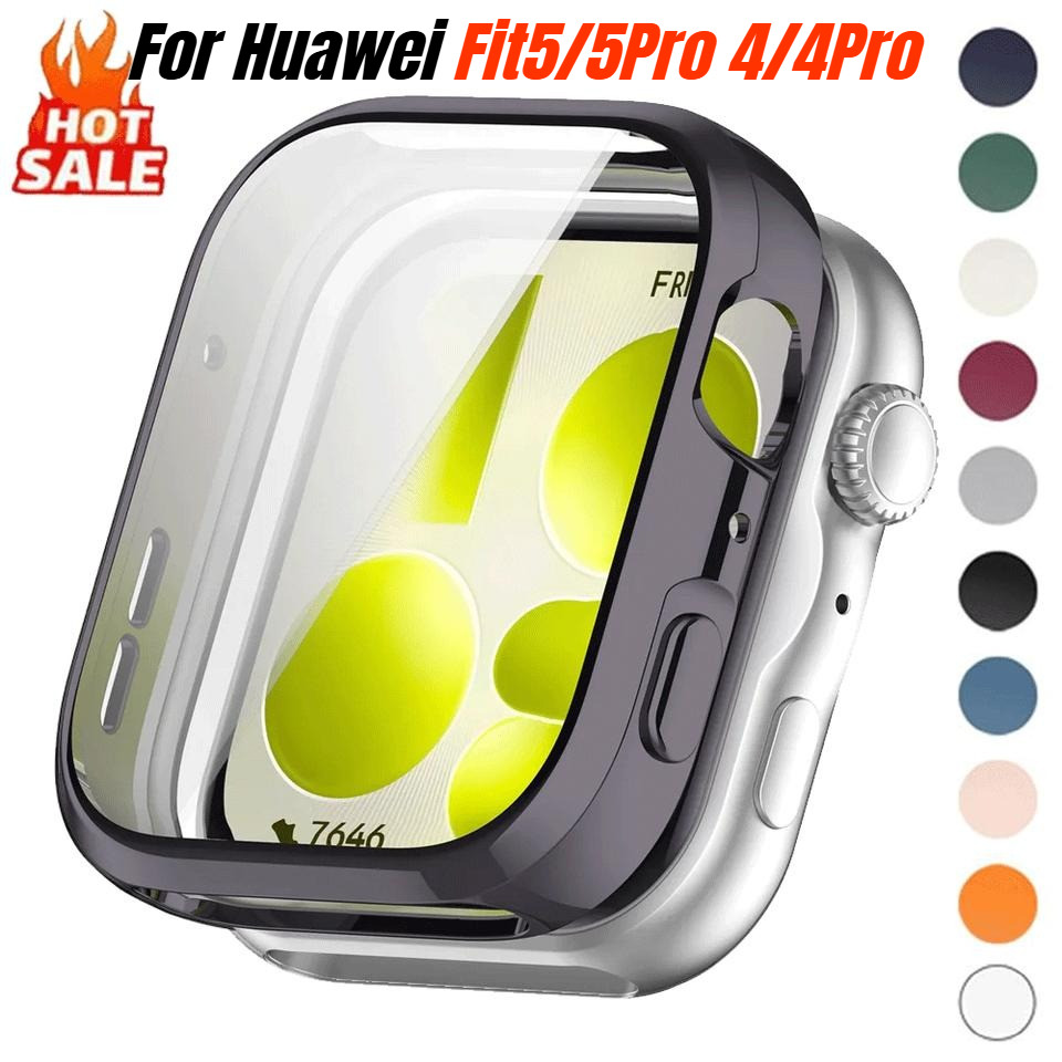 นุ่มคลุมทั้งหมดสําหรับ Huawei Watch Fit 4Pro/5Pro ป้องกันหน้าจอกรณีกรอบป้องกันกันชน Fit 4 5 Fit3 TPU อุปกรณ์เสริม