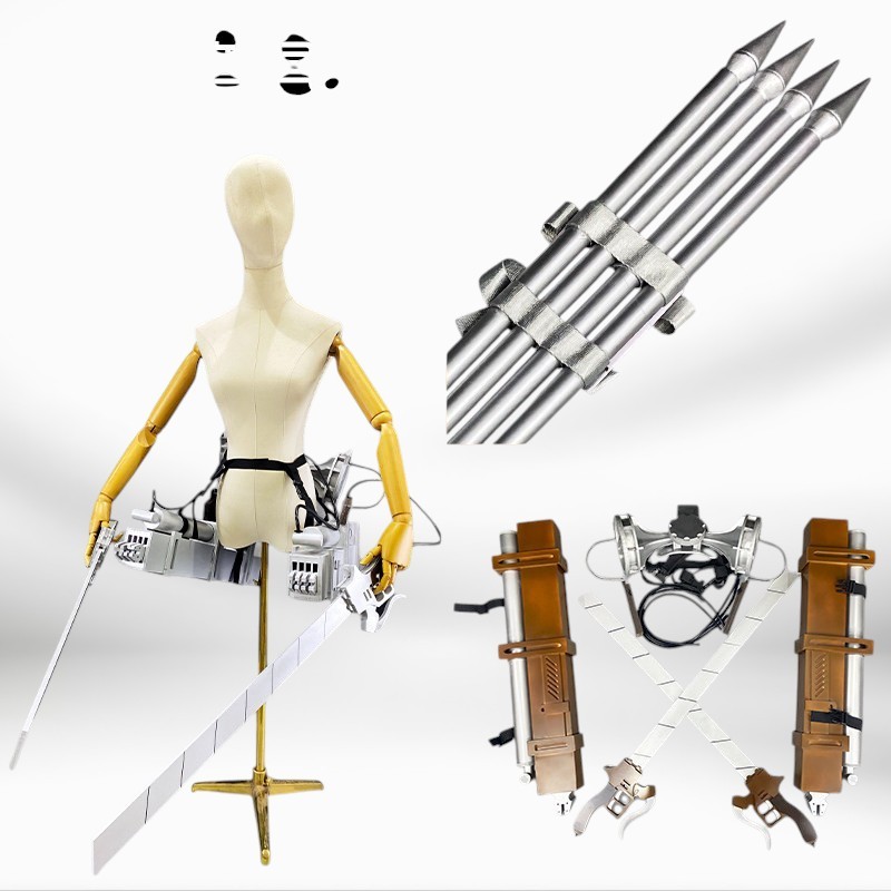 [Pre Order] อุปกรณ์ ODM Gear ของ Mikasa/Levi จาก Attack on Titan วัสดุเรซิ่น/โลหะ อาวุธคอสเพลย์