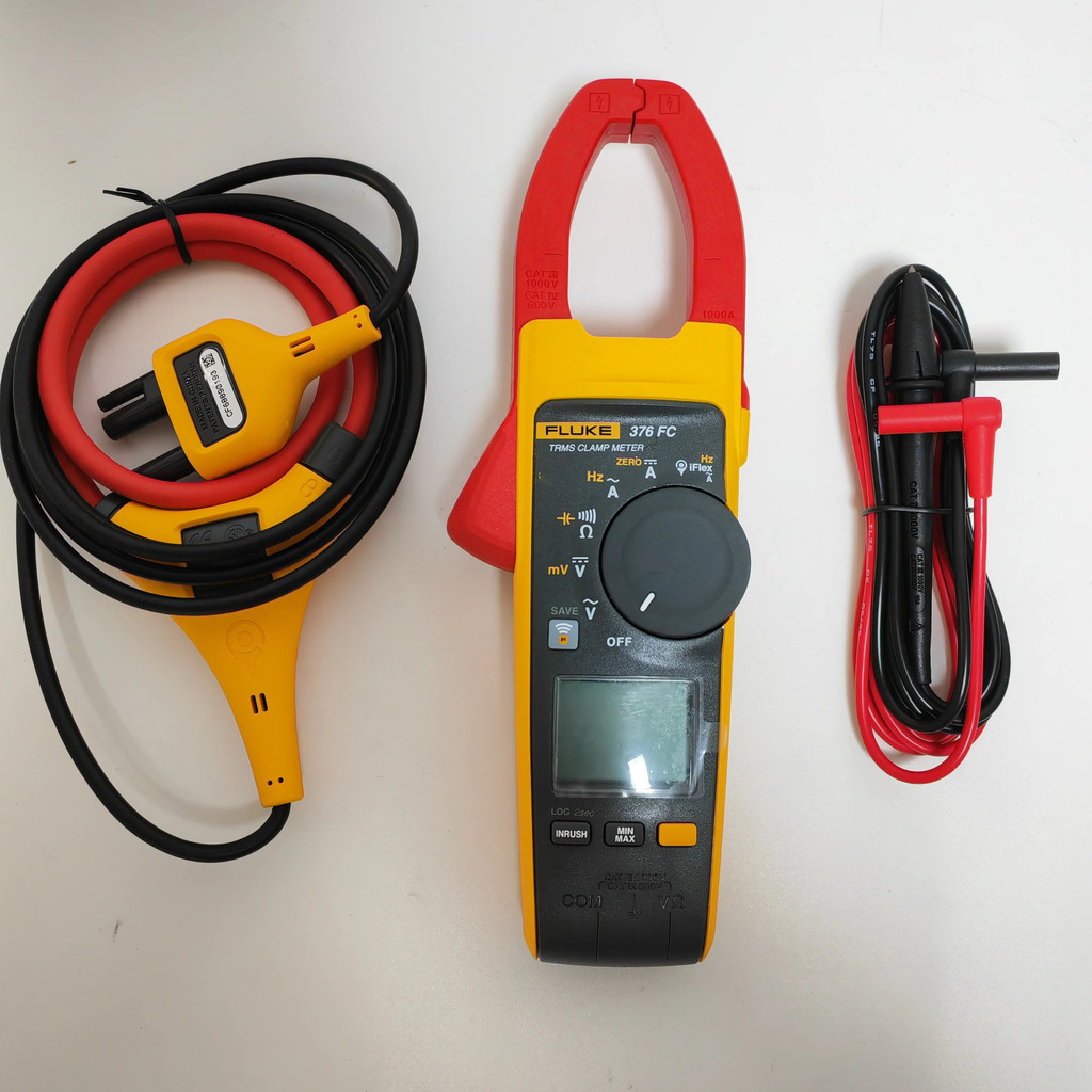 JIUya 376 FC True-RMS แคลมป์มิเตอร์ไร้สายพร้อม IFlex AC DC CAT III 1000 V CAT IV 600 V