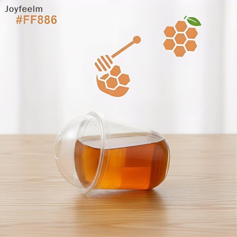 YFE 50PCS โปร่งใสสลัดถ้วย 250ML 300ML 360ML 500ML พลาสติกทิ้งชามขนมสําหรับปิคนิคจัดเลี้ยงงานปาร์ตี้ 