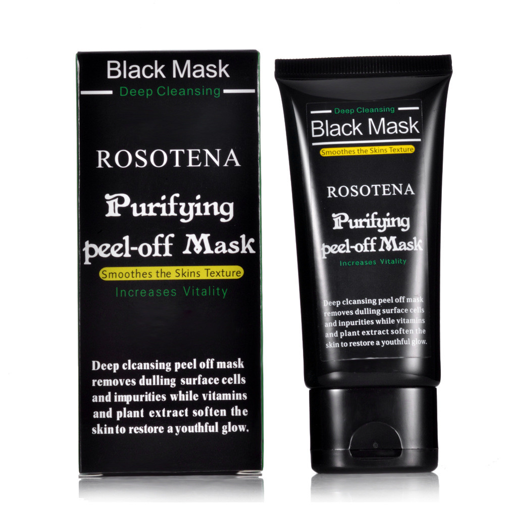 ((ขายร้อน) มาส์กกําจัดสิวหัวดํา ครีม Tear-Off Nasal Patch T Zone Care มาส์กสีดํา 50ML7.16 5DES
