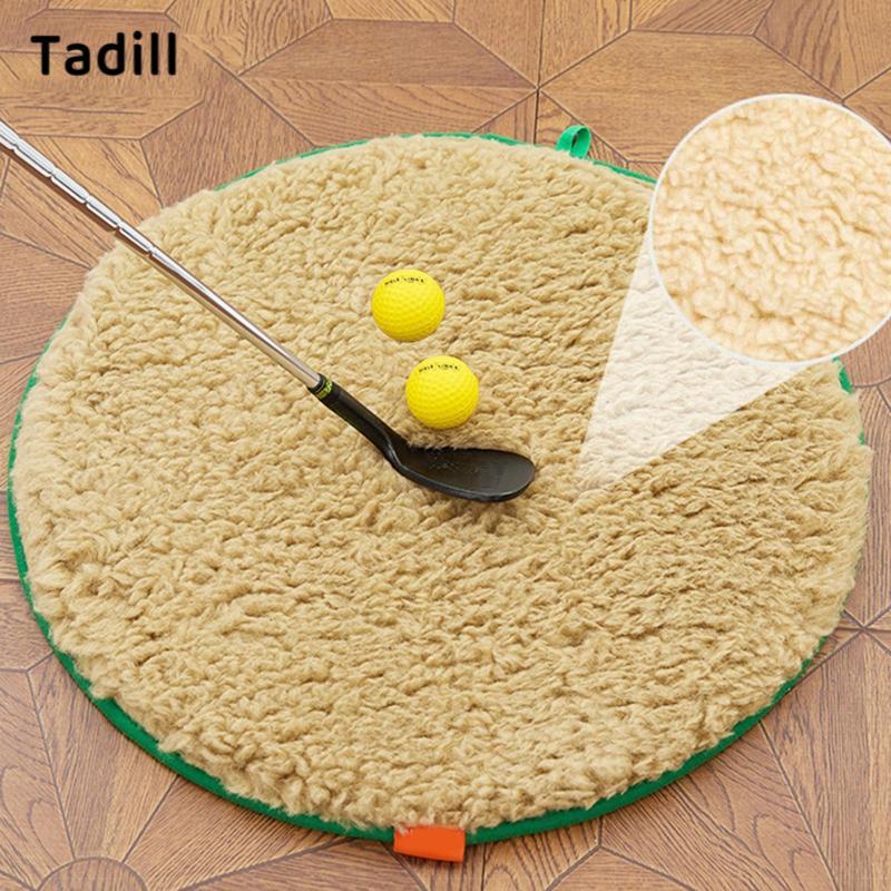 Tadill Golf Chipping Skills Training Mat พรีเมี่ยม Bunker Practice Mat พร้อมลูกบอลสําหรับ Backyard Garage